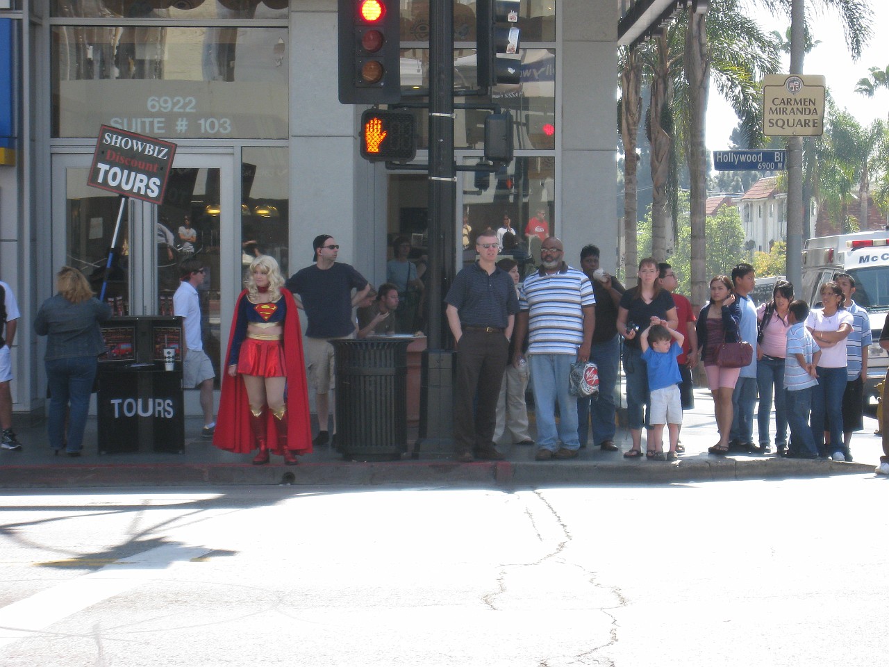 1201 California 2008-03 LA Scene.jpg - A visit to the Los Angeles California area in March of 2008. Activities ranged from Monets at the Getty, street hawkers at Venice Beach, movie look-alikes at Grauman's Chinese Theatre, to the Mission at San Juan Capistrano.